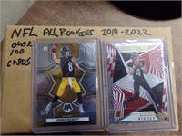 NFL 2019 - 2022 all rookies 100+ cards