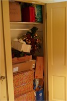 Contents of Closet (Holiday Décor)