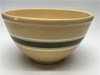 Antique Watt #9 Glazed Pottery Mixing Bowl