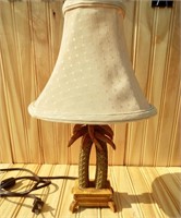 Hampton Bay Palm Tree end or bedside table lamp.