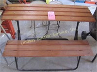 Folding picnic bench/table 46 x 27 x 29