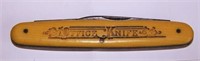 W. H. MORLEY TWO BLADE POCKET KNIFE WITH BONE