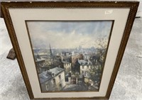 De La Rue "Paris Street Scenes" Watercolor Frame