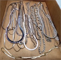 Sterling Silver Necklaces - 9+ oz.