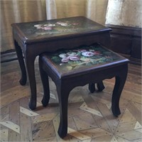 Hand Painted Nesting Tables (2)