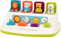 Battat – Pop-Up Pals – Color Sorting Animal Push &