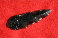 2 7/8" Obsidian Cascade Found by Venn Keeling in L