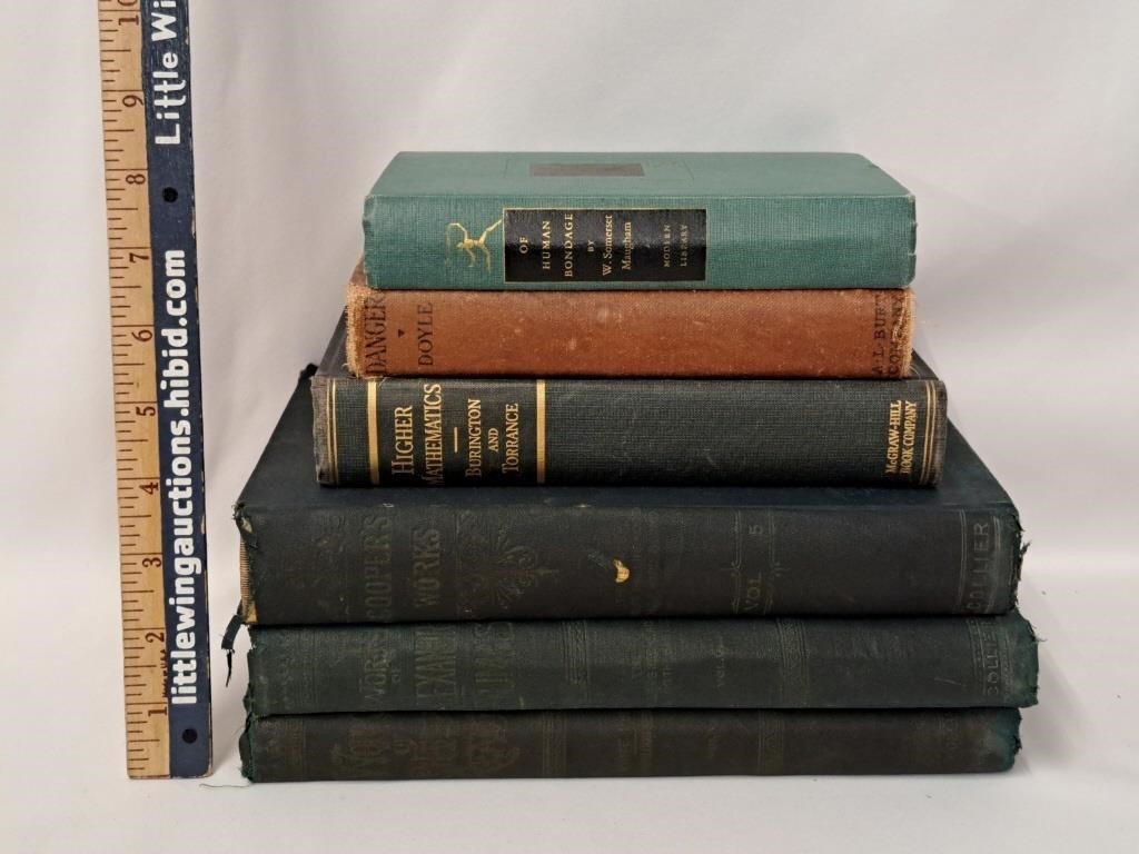 Vintage Unique Books Lot-Math/Danger/Bondage+