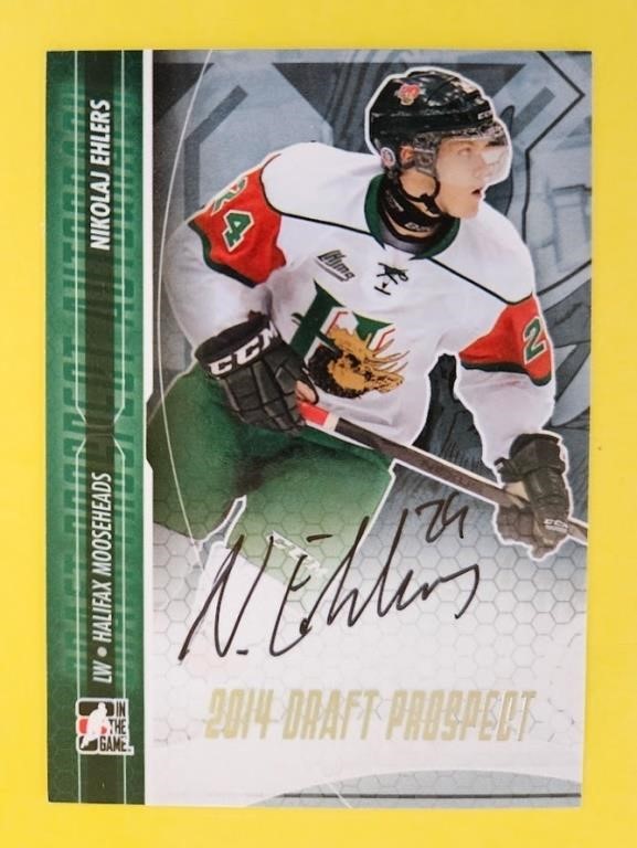 Nikolaj Ehlers 2014-15 ITG Draft Prospects Auto