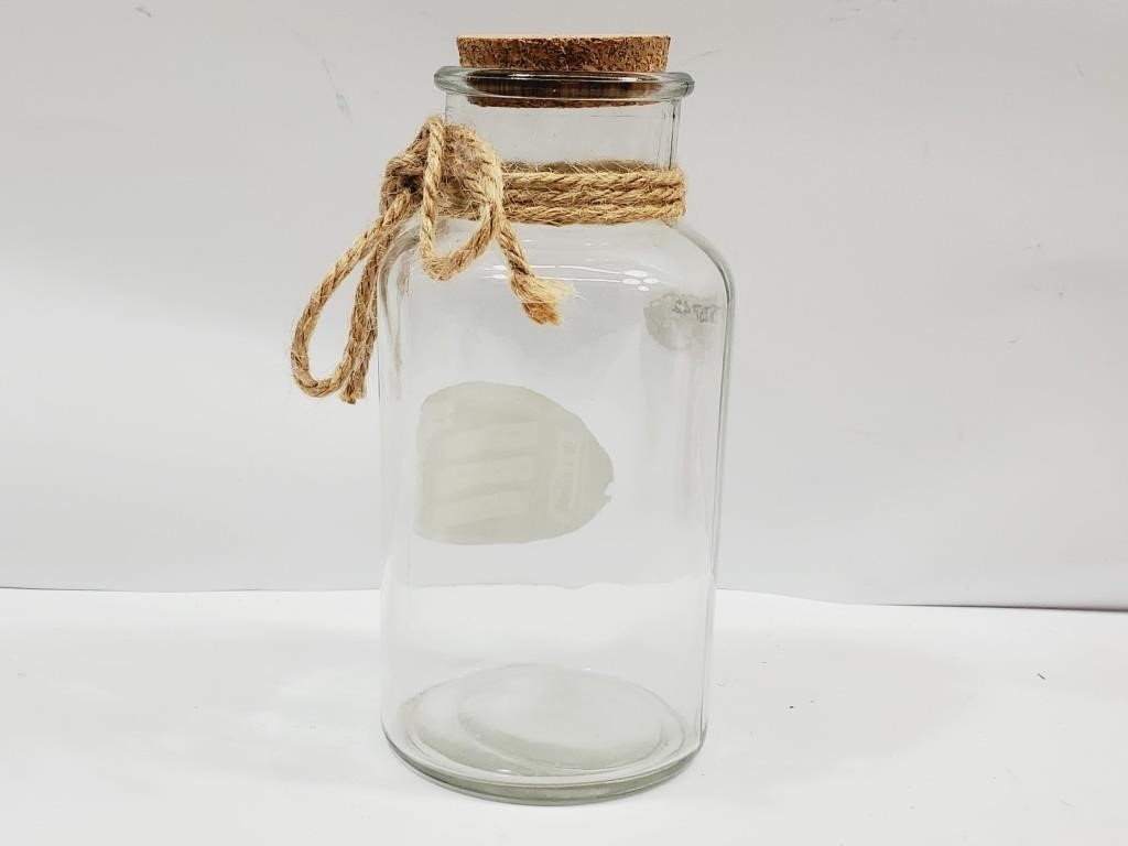 Glass Jar Canister with Cork