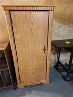 Wooden storage cabinet - 22x16x48