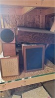 10 various speakers and boxes