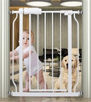 HOOOEN Small Narrow Baby Gate for Stairs Doorways