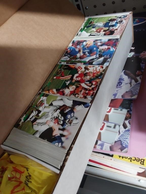 3 Full Boxes of Sports Cards-1 Football & 2