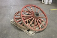(2) 42" Wagon Wheels