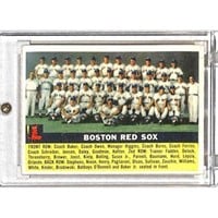 1956 Topps Red Sox Team Card Ted Williams
