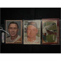 (3) Vintage Baseball Stars/hof Lower Grade