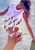 Autograph COA Gisele Bundchen Photo