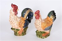 Vintage Ceramic Chicken Figurines