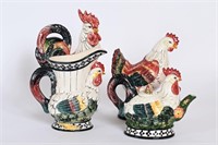 Vintage Ceramic Chicken Tea Service Set
