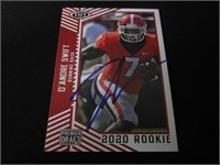 D'Andre Swift signed ROOKIE football card COA