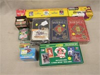 LARGE LOT OF SPORTS CARDS IN ORIG. FACTORY BOXES: