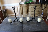 Wall hanging candle decor