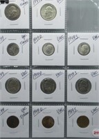 (11) UNC Coins Including 1949 Washington Quarter