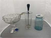 Blue Ball Canning Jar - Glass Compote & More