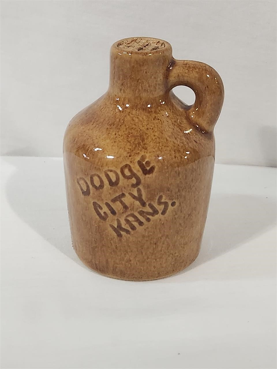 Dodge City Kans Jug Marked