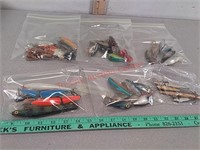 Assorted fishing lures