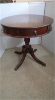 Antique Claw Foot Table-Possibly Cherry-28" Diam