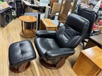 LEATHER BENCH MASTER CHAIR & STOOL