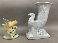 Eagle Vase, and Canary Vase