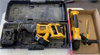 18 Volt Sawzalls & 18 Volt grinder