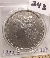 1882-O Morgan silver dollar