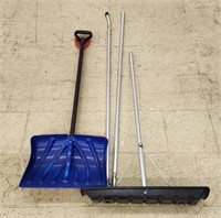 Snow Shovels and Roof Rake