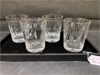 4 Waterford Crystal Double Old Fashions