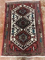 Oriental hand Knotted Rug 3'-5" X 5'-2"