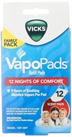 Vicks Vapo Pad Family Pack, 12 Count