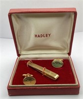 Hadley tie bar & cuff links