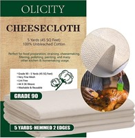 Olicity Cheesecloth, Grade 90, 45 Square Feet, 1