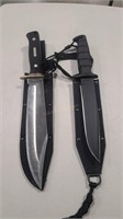 2 KNIVES W/ SHEATHS INCLUDING: OLD TIMER