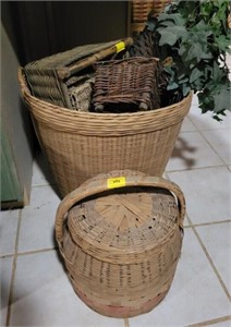 COLLECTION OF BASKETS