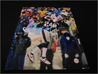 DARRELLE REVIS SIGNED 8X10 PHOTO PATRIOTS COA