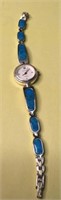 Sterling Silver and turquoise  Gem Time Watch