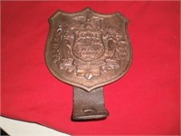 Plaque-emblème en laiton Association Police NY