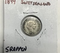 1899 Switzerland 5 Rappen