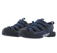 Eddie Bauer Boy's 13 Closed Toe Sandal, Navy 13