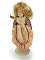 Porcelain Tripar Doll on Stand